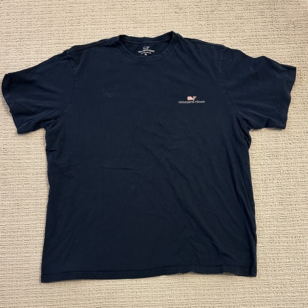 Vineyard Vines Men's Dark Blue Short Sleeve Tee